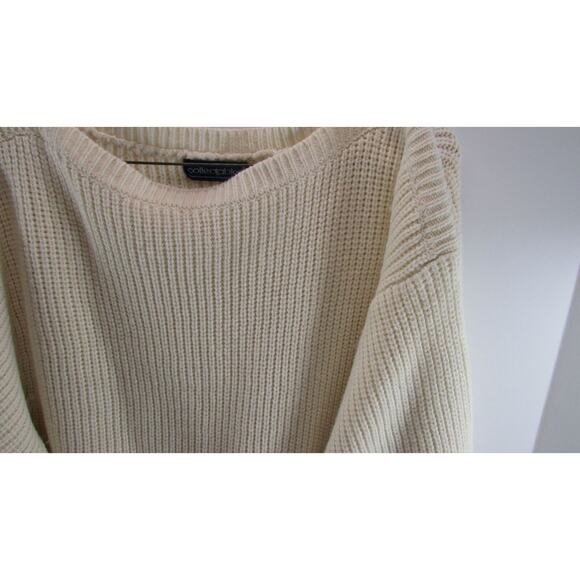 Collectables Womens Cream Sweater 3/4 sleeve Sz M - Picture 2 of 6